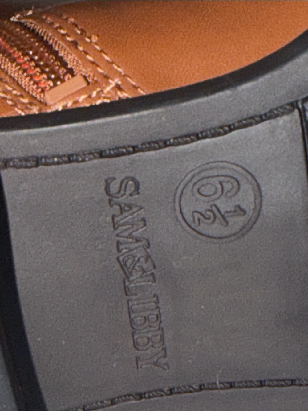 Sam & Libby Perry Women’s 6.5 Cognac Brown Knee High Riding Boots Side Zip